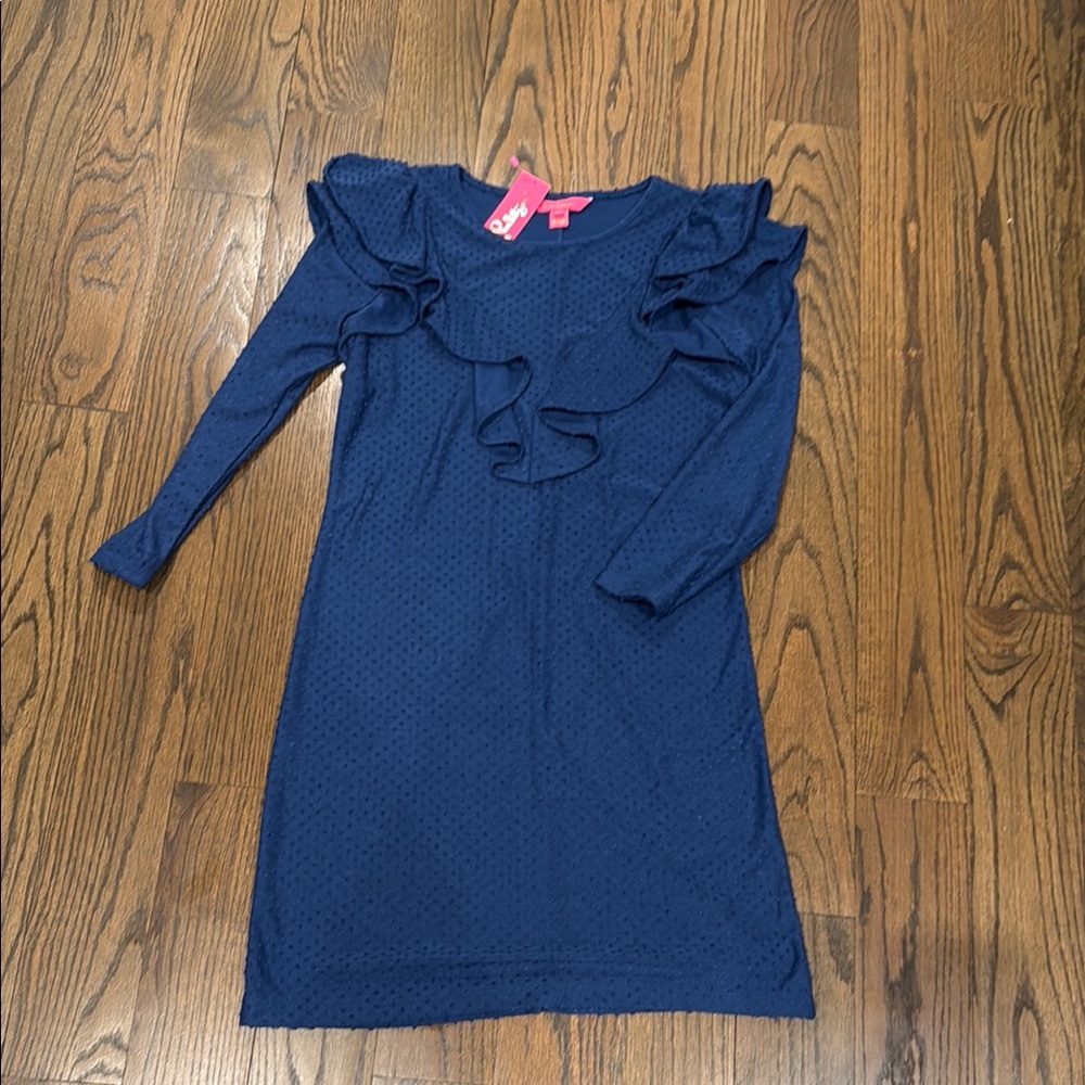 Blue Ruffled Lilly Pulitzer Dress
